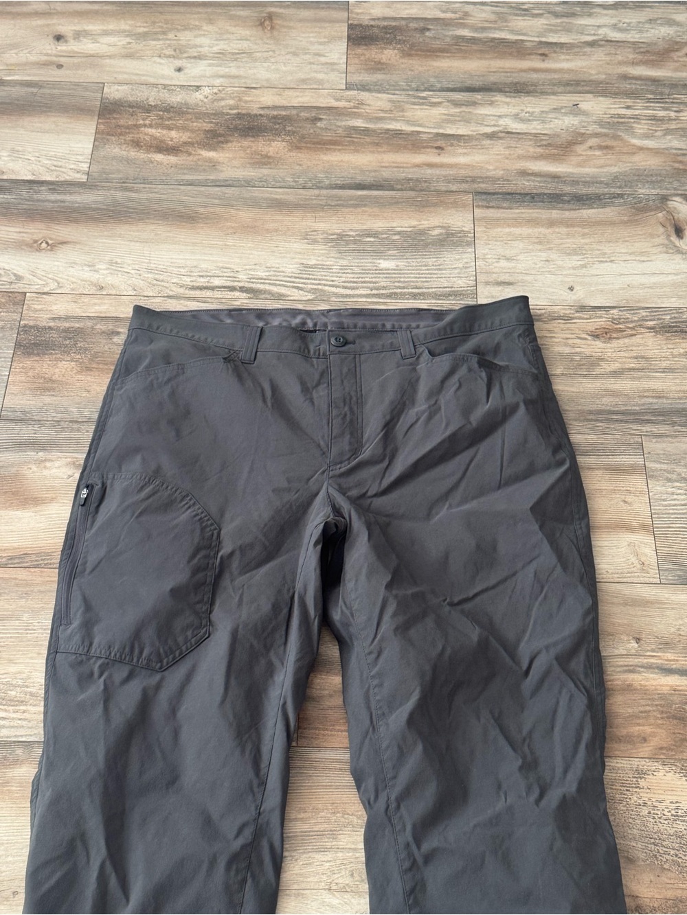 Eddie Bauer Fleece Lined Tech Pants Gray 38x30
